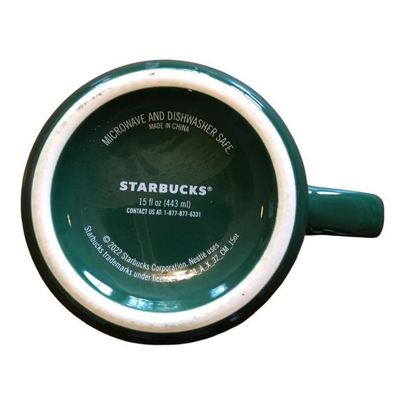 Starbucks Logo Green Stripe Coffee Mug - Picture 6 of 6